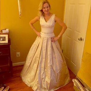 Amsale timeless luxury wedding gown